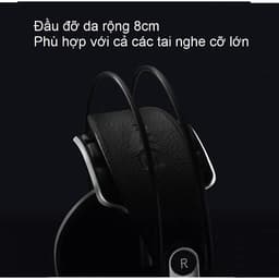 Giá treo tai nghe chụp tai nhôm nguyên khối đầu đỡ lớn bọc da cao cấp