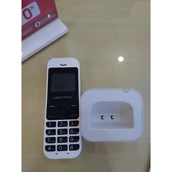 Điện thoại bàn Homephone Viettel cầm tay -Trắng - Hàng chính hãng