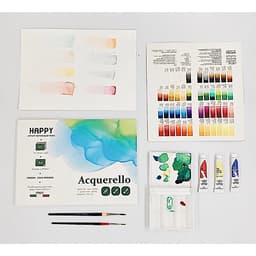 Combo 3 Tệp Giấy Vẽ Màu Nước Happy Artists' Watercolor Paper 300gsm
