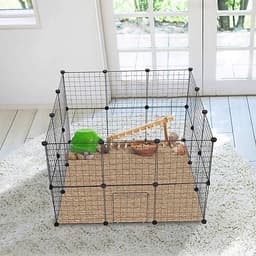 Lưới lắp ghép chuồng quây thú cưng có cửa