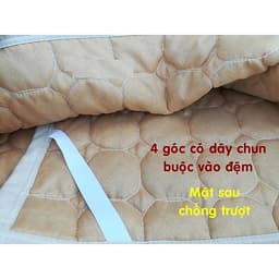 Thảm cừu đa năng trải giường họa tiết Cừu Vàng