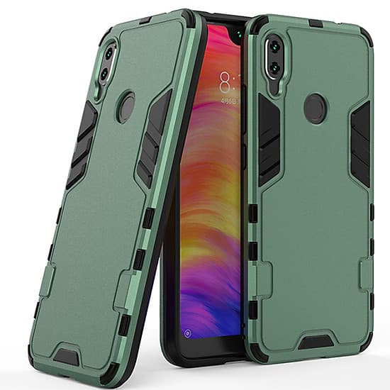 Ốp lưng cho Xiaomi Redmi Note 7 - iRON - MAN - Nhựa PC cứng viền dẻo chống sốc VER 2