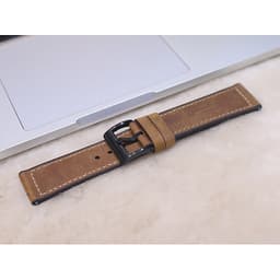 Dây da sáp dầu Vintage thay thế cho đồng hồ thông minh Smart Watch Size 20mm, 22mm Samsung Galaxy/ Huawei GT2/ Xiaomi