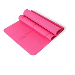 Thảm yoga định tuyến 8mm TPE(kèm túi đựng+dây buộc thảm )-Hoa văn ngẫu nhiên