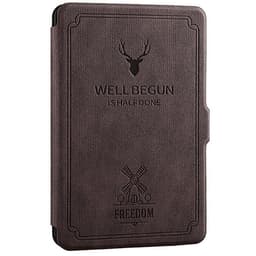Combo Máy Đọc Sách Kindle Paperwhite Gen 10 (8GB - Màu Đen) và Bao da WELL BEGUN - Hàng nhập khẩu