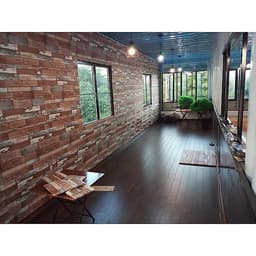 Combo 10 tấm xốp dán tường chống thấm 3D giả gạch