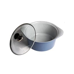 Bộ 3 nồi đúc ceramic cao cấp 2 tay cầm (20 – 22 –  24cm) tặng 1 cặp nhấc nồi sillicon (màu ngẫu nhiên)