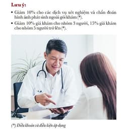 Gói khám Sức khỏe Nâng cao có Tầm soát Ung Thư tại Phòng khám Đa khoa Hưng Việt