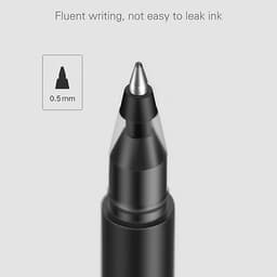 10 cây bút mực Xiaomi Gel Pens 0.5mm với khoang chứa mực rộng chống lem chống tắc