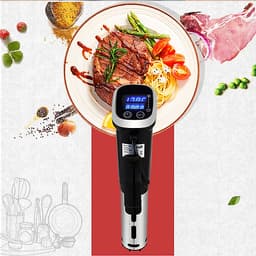 Máy nấu chậm sous vide IPX7 công nghệ chống thấm với màn hình LED và ổ cắm chuẩn châu Âu