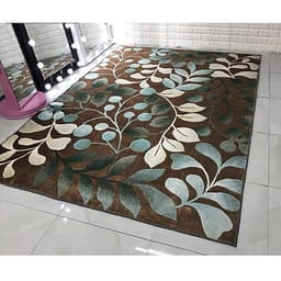 Thảm trải sàn Sofa sang trọng hiện đại trang trí phòng khách Bali in 3D Nhung nỉ lì cao cấp BL09 - Khối tròn vàng