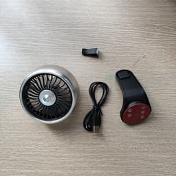 Quạt USB mini thiết kế sang trọng, hiện đại lắp trên xe ô tô - SBD05