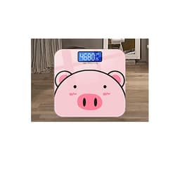 Cân Điện Tử Dùng Pin - Sạc USB Sức Khỏe Hình Chú Heo Xinh Xắn Dành Cho Gia Đình ( TẶNG KÈM THƯỚC DÂY ĐO)