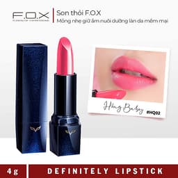 [TAIWAN COSMETICS] Son Thỏi F.O.X Definitely Lipstick 4g
