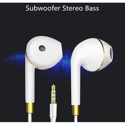 JY Bass Earphone with Microphone Wired for iphone Andriod Phone
