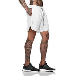Quần Đùi Gym Nam 2 Lớp - Lót Quần Legging, Quần Short Thể Thao, Quần Legging Nam Liền Quần Đùi Tập Gym Nam SZone SQ516