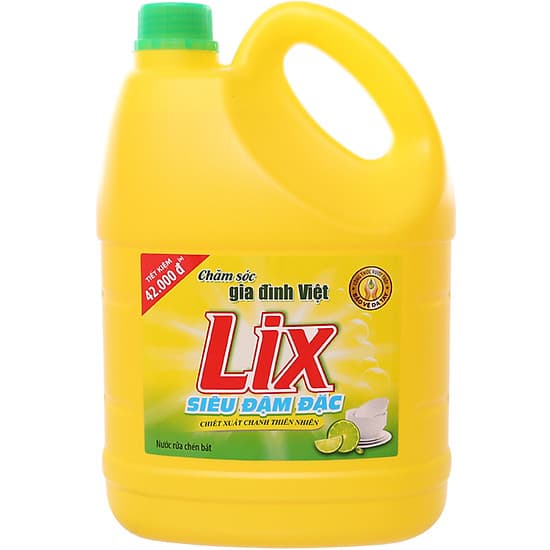 Nước Rửa Chén Lix Siêu Đậm Đặc Chiết Xuất Chanh