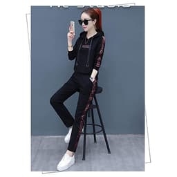 Bộ đồ thể thao nữ phối nhung TT240