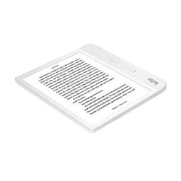 Máy đọc sách Kobo Libra H20 8GB Trắng/Đen có đèn nền vàng, chống nước - Hàng nhập khẩu