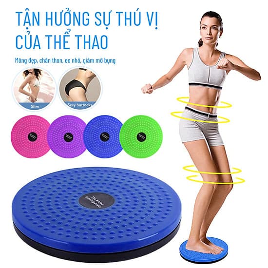 Đĩa Xoay Tập Eo - Bàn Xoay Tập Eo - Đĩa Xoay Eo Giảm Cân - Bàn Xoay Eo Tập Thể Dục Hiệu Quả, dụng cụ thể dục thể thao, dụng cụ tập gym tại nhà, nhựa pvc thân thiện môi trường