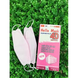 KHẨU TRANG 4D HELLO MASK VẢI KHÔNG DỆT SMS KHÁNG KHUẨN (10 cái)
