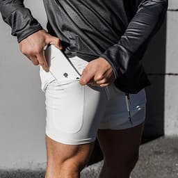 Quần Đùi Gym Nam 2 Lớp - Lót Quần Legging, Quần Short Thể Thao, Quần Legging Nam Liền Quần Đùi Tập Gym Nam SZone SQ516