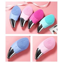 Máy Rửa Mặt Mini Massage Làm Sạch Sâu Tích Hợp Sóng Âm BR-1020 + Tặng 3 gói sữa rửa mặt thải độc Super Vegitoks Cleanser 3ml
