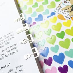 Bộ Đánh Dấu Sách BookMark Kim Loại
