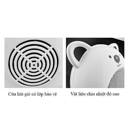 Máy sưởi cầm tay mini cao cấp hình gấu đáng yêu nhỏ gọn, tiện lợi -giao màu ngẫu nhiên 