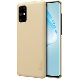 Ốp Lưng Sần chống sốc cho Samsung Galaxy S20 Plus hiệu Nillkin Super Frosted Shield (Đính kèm giá đỡ hoặc miếng dán từ tính) - Hàng Chính Hãng