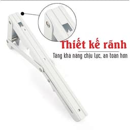 Bộ giá đỡ Ke bàn gấp treo tường thông minh thép không gỉ Mai Lee - Hàng chính hãng