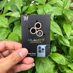 Bộ 3 Vòng Bảo Vệ Camera Dành Cho IPhone 12Pro - Chống Bụi, Hạn chế vân tay & Mờ Camera - Bảo Vệ Toàn Diện Cho Dế Yêu Của Bạn