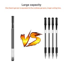 10 cây bút mực Xiaomi Gel Pens 0.5mm với khoang chứa mực rộng chống lem chống tắc