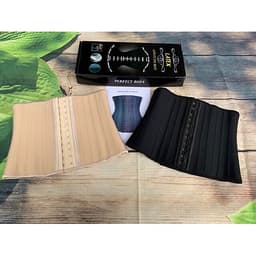 Đai nịt bụng latex ngắn 25 xương cao 25cm full hộp kèm sách hướng dẫn sử dụng