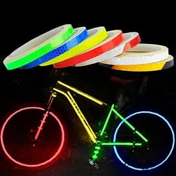 Băng Cuộn Dán Dính Đề Can (Decal) Phản Quang Dán Trang Trí Viền Thân Xe Đạp, Xe Máy, Ô tô An Toàn Ban Đêm Nổi Bật (1 cuộn 8 mét) Mai Lee