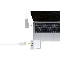 Dây cáp sạc Macbook Magsafe cao cấp chuyển đổi từ USBC tiện lợi - Hàng chính hãng