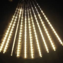 Đèn led sao băng đèn led giọt nước trang trí 8 ống 