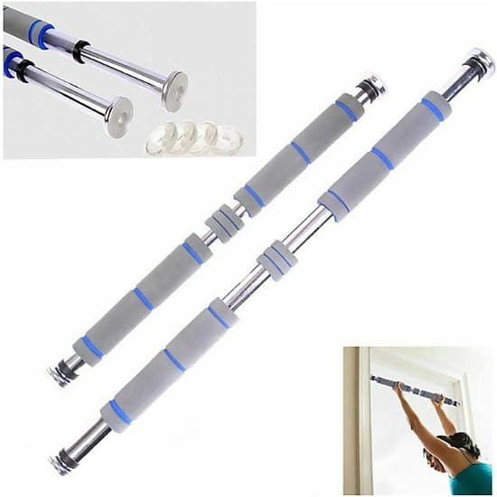 Xà đơn gắn cửa màu xám Xanh (Chọn kích thước) -kèm giấy hướng dẫn sử dụng 