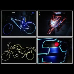 Băng Cuộn Dán Dính Đề Can (Decal) Phản Quang Dán Trang Trí Viền Thân Xe Đạp, Xe Máy, Ô tô An Toàn Ban Đêm Nổi Bật (1 cuộn 8 mét) Mai Lee