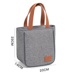 Túi đựng hộp cơm giữ nhiệt/ Túi đựng đồ ăn trưa/ Túi chống toả nhiệt, dày dặn, có tay xách, phong cách Hàn Quốc thời trang, hiện đại Ver.6