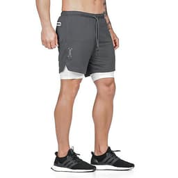 Quần Đùi Gym Nam 2 Lớp - Lót Quần Legging, Quần Short Thể Thao, Quần Legging Nam Liền Quần Đùi Tập Gym Nam SZone SQ516