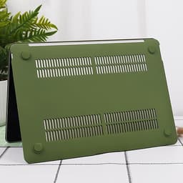 Combo ốp nhựa nhám + phủ phím silicon bảo vệ cho Macbook màu Xanh Rêu tuyệt đẹp