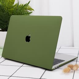 Combo ốp nhựa nhám + phủ phím silicon bảo vệ cho Macbook màu Xanh Rêu tuyệt đẹp