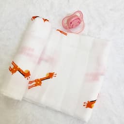 Hộp 2 khăn sợi tre lụa đa năng cho bé - Siêu thấm hút, Mềm mịn, An toàn cho da bé - kích thước 77x77cm