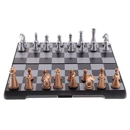 Bộ cờ Vua nam châm Quân Nhũ Bạc Vàng cao cấp