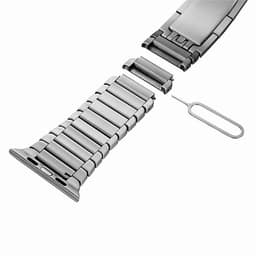 Dây thép cho đồng hồ Apple Watch Series 4/5 Link Bracelet tháo chốt tự động 