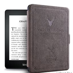 Combo Máy Đọc Sách Kindle Paperwhite Gen 10 (8GB - Màu Đen) và Bao da WELL BEGUN - Hàng nhập khẩu