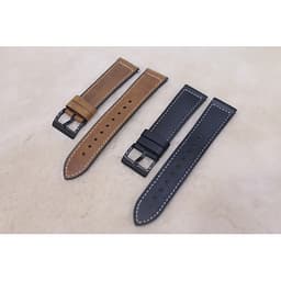 Dây da sáp dầu Vintage thay thế cho đồng hồ thông minh Smart Watch Size 20mm, 22mm Samsung Galaxy/ Huawei GT2/ Xiaomi