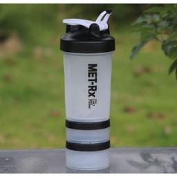 Bình Lắc Shaker, Bình Nước Gym, Bình Thể Thao Cho Gymer 4 in 1 (500ml) - Hàng Chính Hãng Amalife
