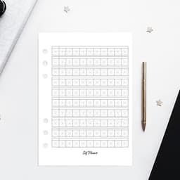 Giấy / Ruột refill sổ còng A5 học ngoại ngữ tiếng anh, tiếng trung Self Planner